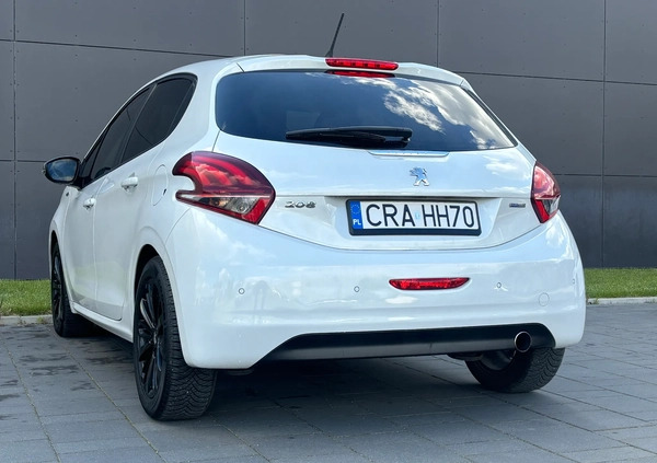 Peugeot 208 cena 34900 przebieg: 139350, rok produkcji 2017 z Łobez małe 379